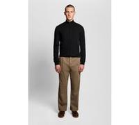 Lyle & Scott Mesh Logo Knitted Track Jacket Jet Black Taille: XL | Cardigans Outlet | Homme | Le Noir