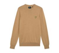 Sweatshirts hommes Lyle & Scott Cotton Merino Crew Neck Jumper Marron EU S