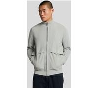 Lyle & Scott Milano Hybrid Full Zip Knitted Jacket Grey Mirage Taille: XXL | Vestes légères Outlet | Homme | Gris