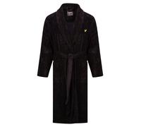 Lyle & Scott Peignoir long 'Lucas' citron vert / noir, Taille XL