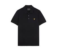 Lyle & Scott Polo uni manches courtes Noir XL Homme