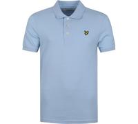 Lyle & Scott Polo manches courtes uni Bleu L Homme