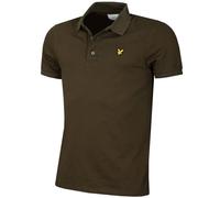 Lyle & Scott Polo de Golf Biologique uni Extensible Homme - Olive - M