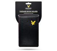 Lyle & Scott Yardage Book Holder Support de Livre de Golf Unisexe, Noir, Taille Unique