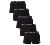 Lyle & Scott Pour des hommes Lot de 5 boxers Miller, Noir