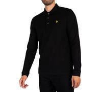 Lyle & Scott Homme Polo À Manches Longues, Jet Black, M