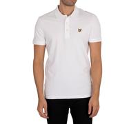 Lyle & Scott Pour des hommes Polo uni en coton bio, blanc