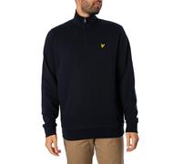 Lyle & Scott Pour des hommes Sweat-shirt bouclé à quart de zip, Bleu