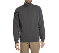 Lyle & Scott Pour des hommes Sweat-shirt bouclé à quart de zip, Gris