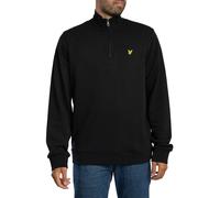 Lyle & Scott Pour des hommes Sweat-shirt bouclé à quart de zip, Noir