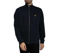 Lyle & Scott Pour des hommes Sweat-shirt zippé en piqué, Bleu