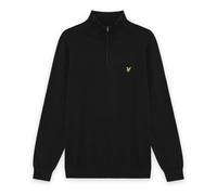 Lyle & Scott - Pull de golf zippé au quart - Homme - Pulls - Noir - Taille: L