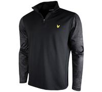 Lyle & Scott Pullover Contour Imprimé Pour Hommes - Noir Jais - M