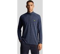 Lyle & Scott Seamless Golf Midlayer Dark Navy Marl Taille: S/M | Vêtements de Sport Outlet | Homme | Bleu