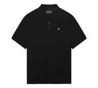 Lyle & Scott - SS Polos Polo Uni - Homme - Tops - Noir - Taille: XL