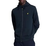Lyle & Scott Sweat à capuche zippé pour homme | Sweat à capuche basique avec fermeture éclair | Pull d'hiver chaud pour homme | Veste de survêtement en 100 % coton, Z271 Dark Navy, XL