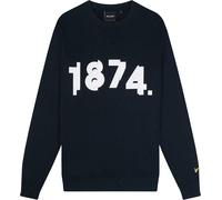 Lyle & Scott - Sweat-shirt "1874" pour homme GT6487 (L) (Marine)