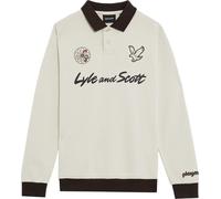 Lyle & Scott - Sweat-shirt "PLAYMOBIL" pour enfants, Avec col GT8409 (116) (Beige)