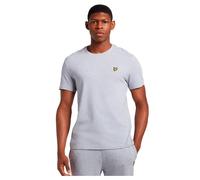 Lyle & Scott T-shirt Plain homme en coton uni Gris clair M