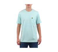 Lyle & Scott - T-shirt classique à manches courtes avec poche - Homme - Tops - Vert - Taille: S