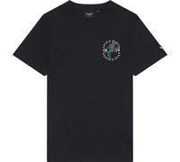 Lyle & Scott - T-shirt imprimé dos pour homme GT6736 (M) (Noir)