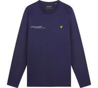 Lyle & Scott - T-shirt manches longues "Co-Ordinate" pour homme GT5397 (S) (Marine)