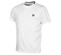 Lyle & Scott T-Shirt Sportif Respirant Col Rond Homme Jet Black/Blanc M-XL