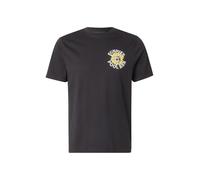 Lyle & Scott T-Shirt 'Sunnies Pool Bar' jaune / noir / blanc, Taille M