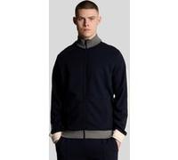 Lyle & Scott Taped Full Zip Track Top Dark Navy Taille: M | Sweatshirts à capuche Outlet | Homme | Bleu