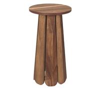 LYLIAN - Bout de Canapé en MDF Plaquage Acacia