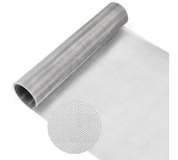 LYLIDIA Grillage Fine Maille 30x200cm Maille en Acier Inoxydable 304A Grille Métallique Fine 50Mesh Grillage Anti Rongeur Garde Manger Inox Rigide Treilli Métallique Grillage pour Moustiquaire Poule