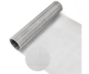 LYLIDIA Grillage Fine Maille 30x200cm Maille en Acier Inoxydable 304A Grille Métallique Fine 50Mesh Grillage Anti Rongeur Garde Manger Inox Rigide Treilli Métallique Grillage pour Moustiquaire Poule