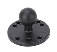 Lylithuif Base de Montage à Bille de 1 Pouce, Plaque de Montage Universelle pour Appareil électronique en Alliage d'aluminium avec Trou d'ampli pour Lowrance Humminbird Raymarine Marine
