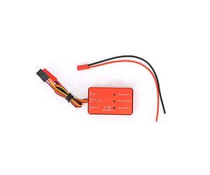 Lylithuif Boîte de Commande du système de rétraction, Multifonction en Alliage électrique, contrôleur ER200 de Haute précision pour Train d'atterrissage d'avion RC Rouge 10x10x1cm