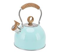 Lylithuif Bouilloire à thé sifflante en acier inoxydable, théière Portable de 2,5 l avec poignée ergonomique pour usage domestique et en cuisine