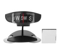 Lylithuif Boussole de voiture pliable, durable, extérieur, cyclisme, randonnée, pointeur de direction pour véhicule, bateau, camion, en plastique, noir, taille 6 x 4,5 x 5 cm.