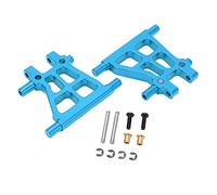 Lylithuif Bras oscillant arrière RC en Alliage d'aluminium, pièces de Mise à Niveau du Bras oscillant inférieur arrière pour Voiture TT02 1/10 RC, rehausseur de Performances léger et (Bleue)