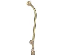 Lylithuif Buse de pulvérisation de Jardin à Double Sortie en Laiton - Arroseur atomisant de Brouillard d'eau agricole G1 - Connecteur de Fil intérieur à 4 Fils pour l'horticulture