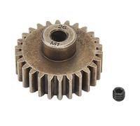 Lylithuif Engrenage à pignon trempé 26T pour Voiture Traxxas 1/10 X Maxx Maxx RC, engrenage de Moteur en Acier Haute Performance, Arbre de 5mm