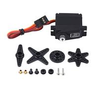 Lylithuif Engrenage métallique servo numérique étanche, Haute précision, réaction Rapide, 17g, Accessoire de pièce de Camion de Voiture RC pour véhicule télécommandé WPL1625, boîtier en