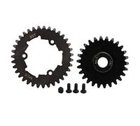 Lylithuif Jeu de pignons d'engrenage Droit RC 35T en Acier M1.5, Durable, résistant à l'usure, roulement Lisse, Faible Bruit pour véhicule télécommandé TRAXXAS 1/5 6S 8S (26T)