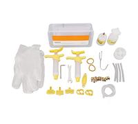 Lylithuif Kit de purge de frein à disque, boîte en plastique Durable, facile à utiliser, Kit de purge de vélo à huile Stable pour la réparation de l'huilage