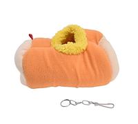 Lylithuif Lit d'oiseau nid de canari nid de Perruche hamac Suspendu Pliable en Peluche Chaude pour Petits Animaux comme Les perroquets Hamsters hérissons éponge de Velours de Flanelle 8,07