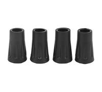 Lylithuif Lot de 4 Embouts de Rechange en Caoutchouc pour bâtons de randonnée - Antidérapants et durables - Absorbant Les Chocs - pour bâtons de randonnée avec Trou de 12 mm de diamètre -