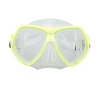 Lylithuif Lunettes de plongée Lunettes de natation Sangle réglable en silicone de qualité supérieure Cadre épais en verre trempé Vue claire Anti-buée pour enfants adultes natation plongée (Jaune)