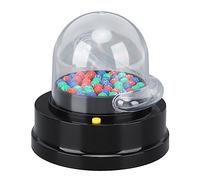 Lylithuif Machine à Boule Porte-Bonheur électrique, Mini Shaker Portable pour numéro de loterie, étui Transparent, tirage équitable, Jeu de fête Amusant, Outil de tombola pour événements,