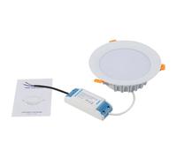 Lylithuif Milight 18 W RVB CCT Dimmable LED Panneau Downlight Encastrable Plafond WiFi Ampoule Intelligente Lampe Télécommande 16 Millions de Couleurs pour Maison Restaurant Hôtel Aluminium