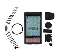 Lylithuif Ordinateur de vélo de Montagne en PVC, Compteur de Vitesse de vélo étanche, Accessoire de Cyclisme pour vélos de Route, Affiche la Vitesse, la Distance, Le Temps, la température,