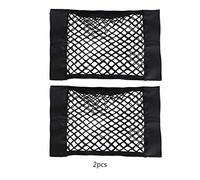 Lylithuif Organisateur de Sac de Rangement de siège arrière de Voiture 2 pièces Poche de Support de Filet en Maille de Coton de Haute qualité pour Accessoires intérieurs de Coffre de