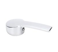 Lylithuif Poignée de robinet en alliage de zinc, conception ergonomique, poignée de robinet de salle de bain chromée pour noyau de valve de 35 mm, accessoires de salle de bains durables